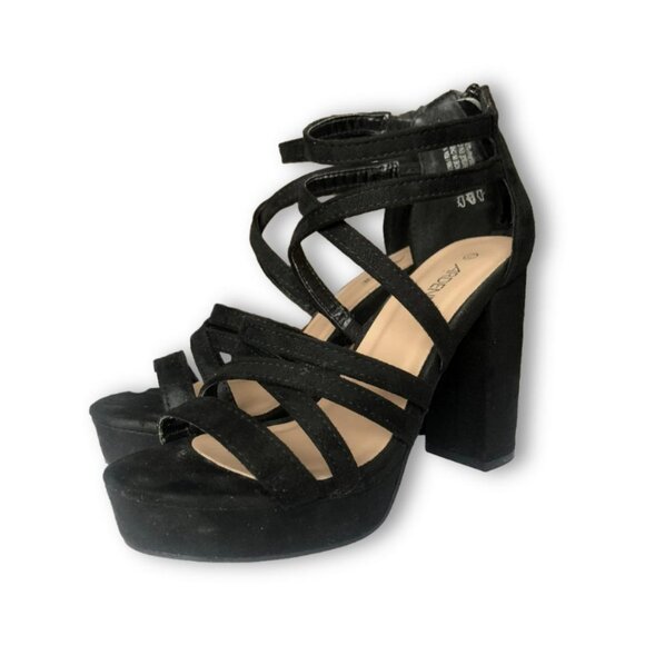 Ardene Strappy Heels - Picture 1 of 7